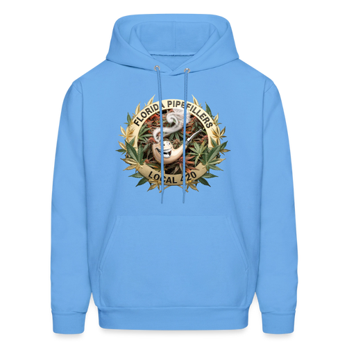 FLORIDA PIPEFILLERS LOCAL 420 Men's Hoodie - carolina blue