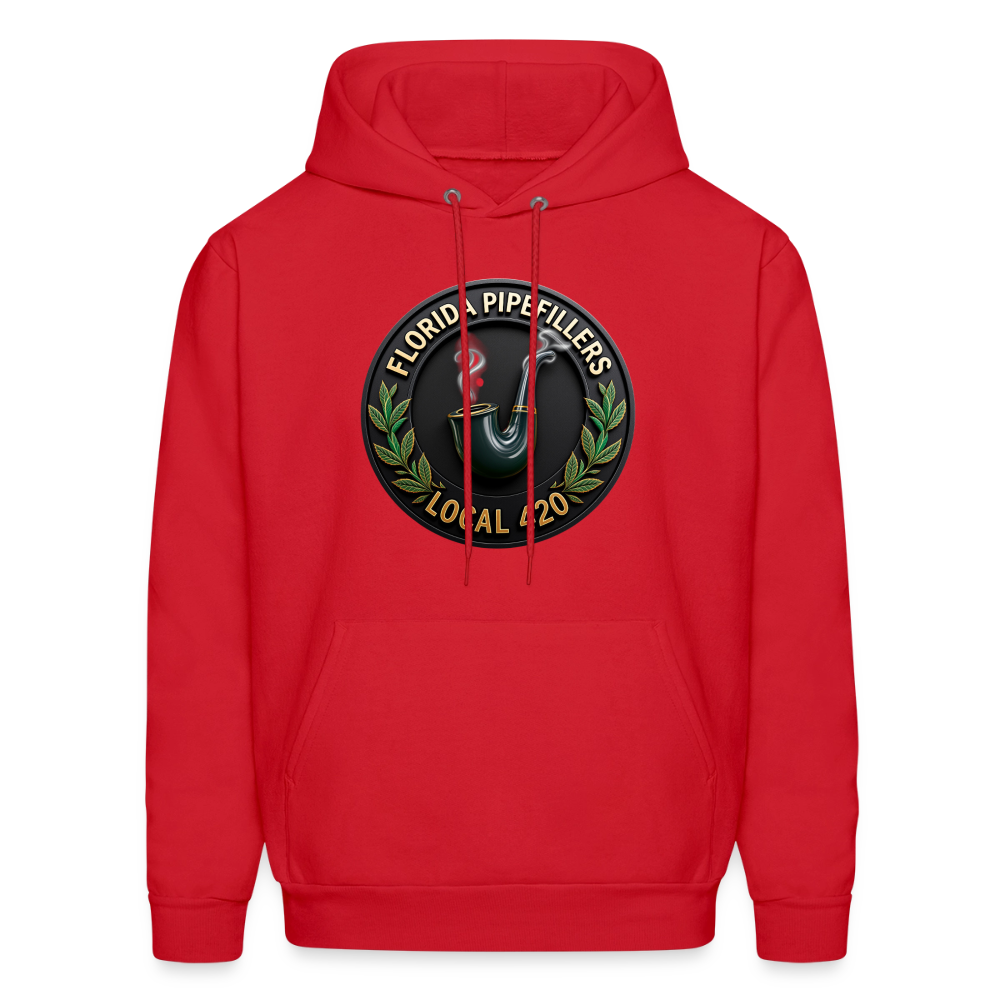 FLORIDA PIPEFILLERS LOCAL 420 Men's Hoodie - red