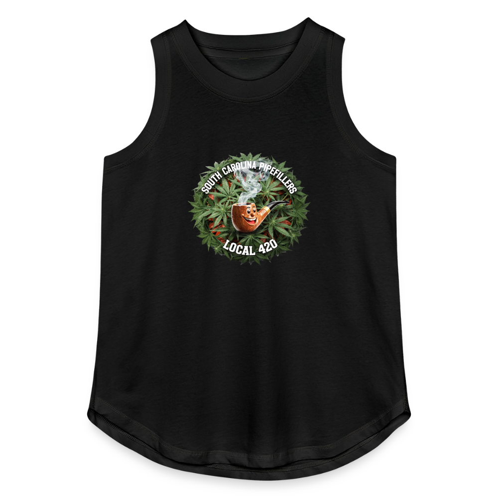 SOUTH CAROLINIA PIPEFILLERS LOCAL 420 Women's Relaxed Tank Top - black