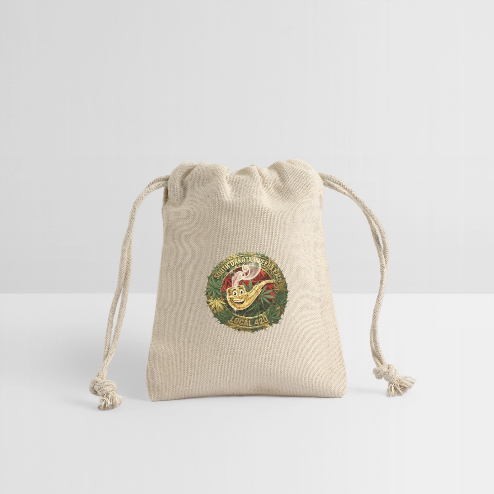 SOUTH DAKOTA PIPEFILLERS LOCAL 420 Union Reusable Gift Bag - Natural
