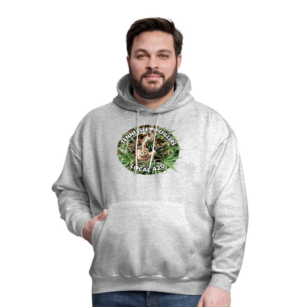 TENNESSEE PIPEFILLERS LOCAL 420 Men's  Hoodie - heather gray