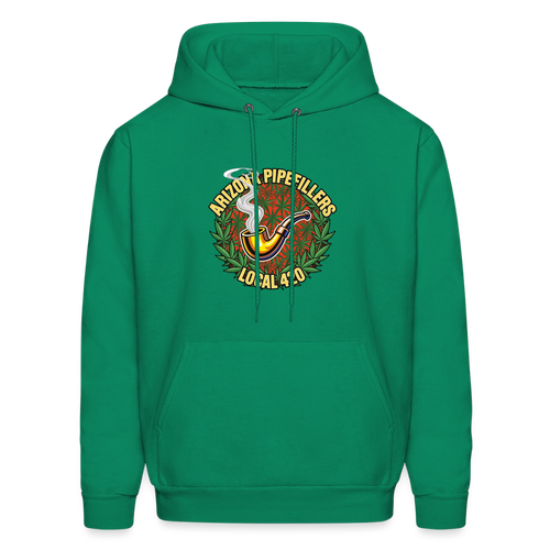 ARIZONA PIPEFILLERS LOCAL 420 F/B DESIGN Men's Hoodie - kelly green