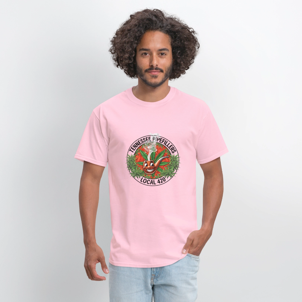 TENNESSEE PIPEFILLERS LOCAL 420 Men's T-Shirt - pink