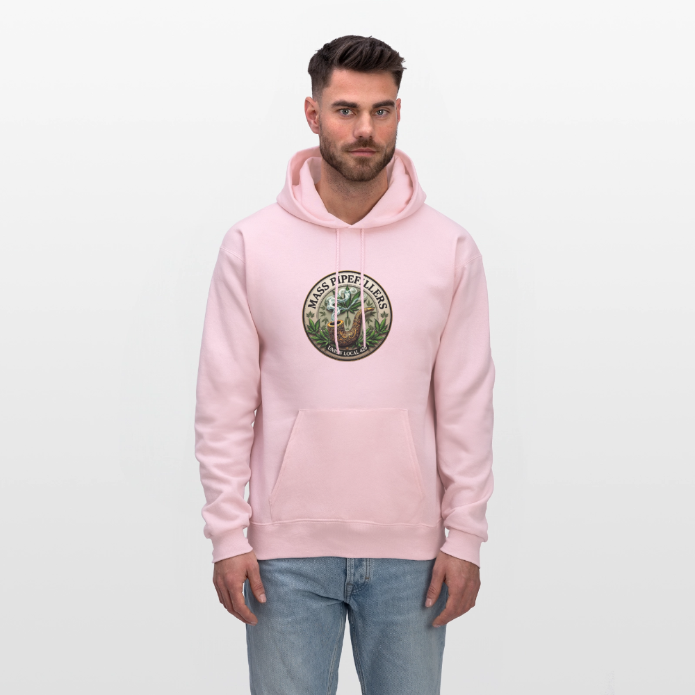 MASS PIPEFILLERS LOCAL 420 Men's Hoodie - pale pink