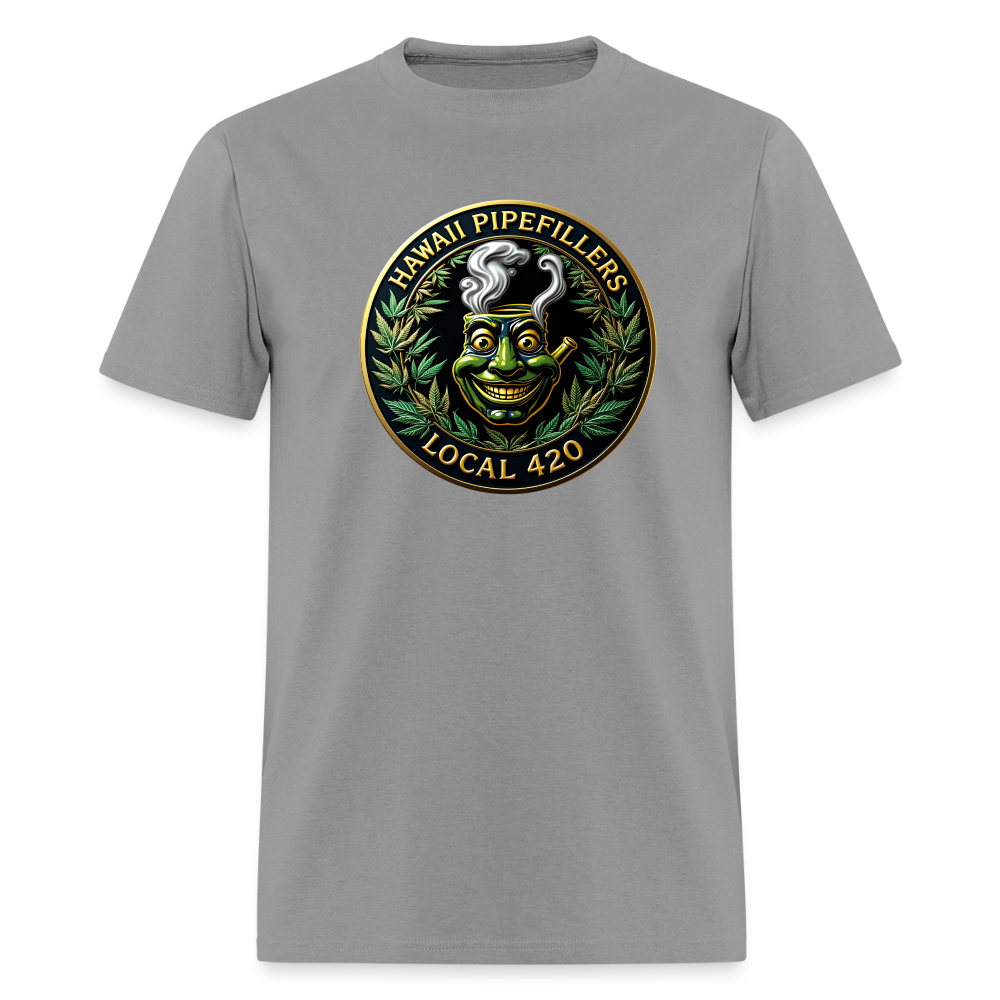HAWAII PIPEFILLERS LOCAL 420 F/B DESIGN  Men's T-Shirt - rock