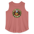 TEXAS PIPEFILLERS LOCAL 420 F.B DESIGN Women's Curvy Relaxed Tank Top - mauve