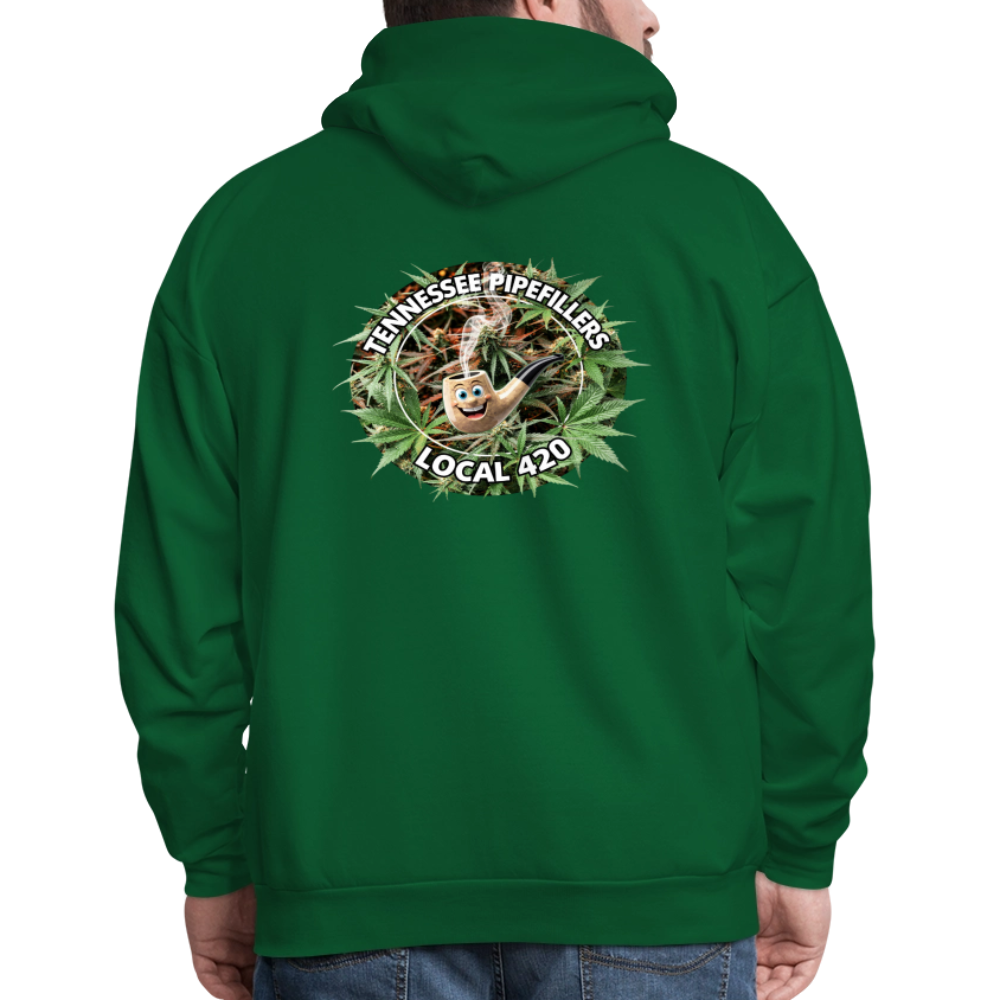 TENNESSEE PIPEFILLERS LOCAL 420 F/B DESIGN Men's  Hoodie - forest green
