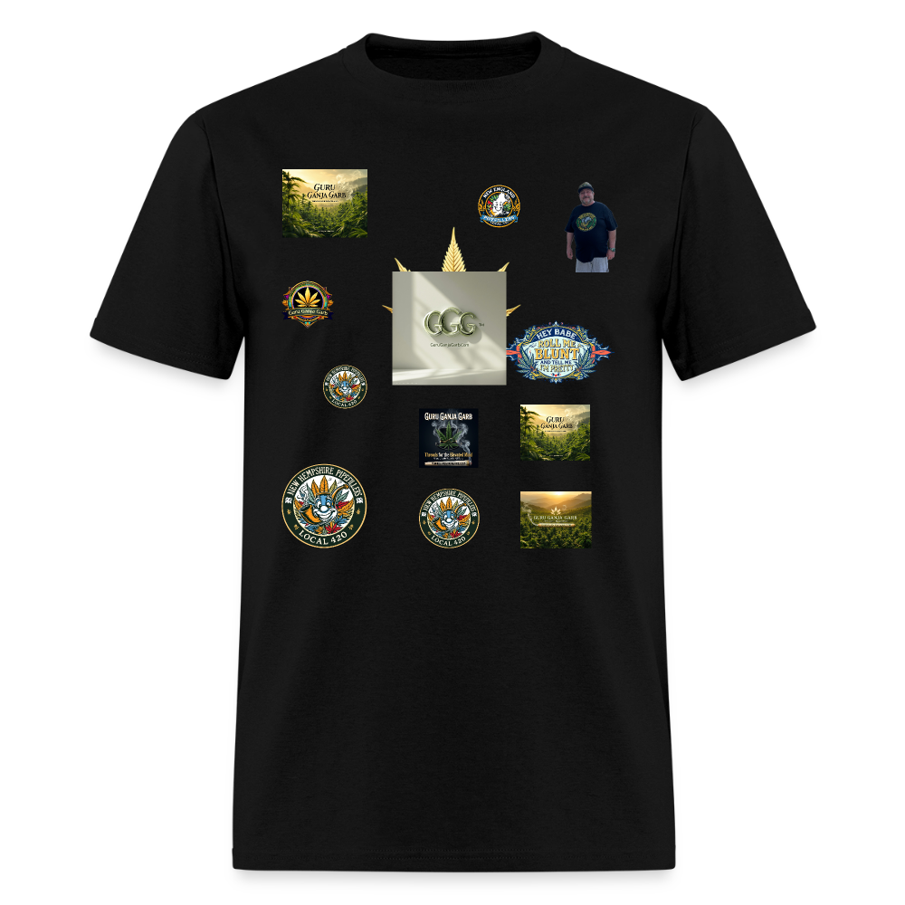 GGG LOGO SHIRT SAMPLES Men's T-Shirt | GILDAN 5000 - black