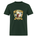 US PIPEFILLERS UNION LOCAL 420 RRO, "HERBIE HERBIVORE" Soft Cotton Tee - forest green