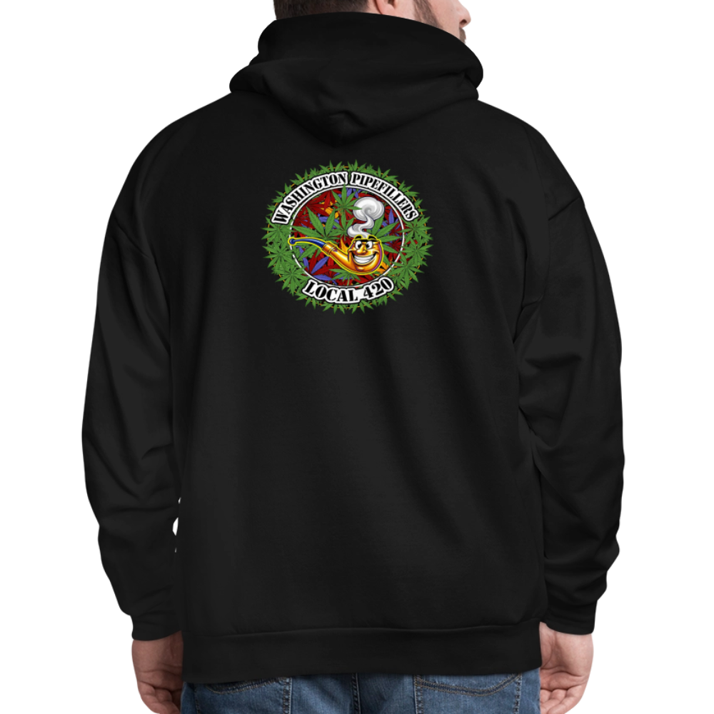 WASHINGTON PIPEFILLERS LOCAL 420 F/B DESIGN Men's Hoodie - black