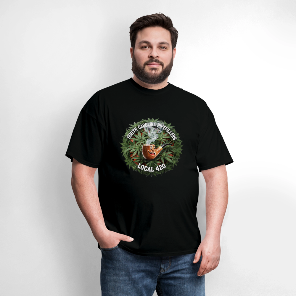 SOUTH CAROLINA PIPEFILLERS LOCAL 420 Men's T-Shirt - black