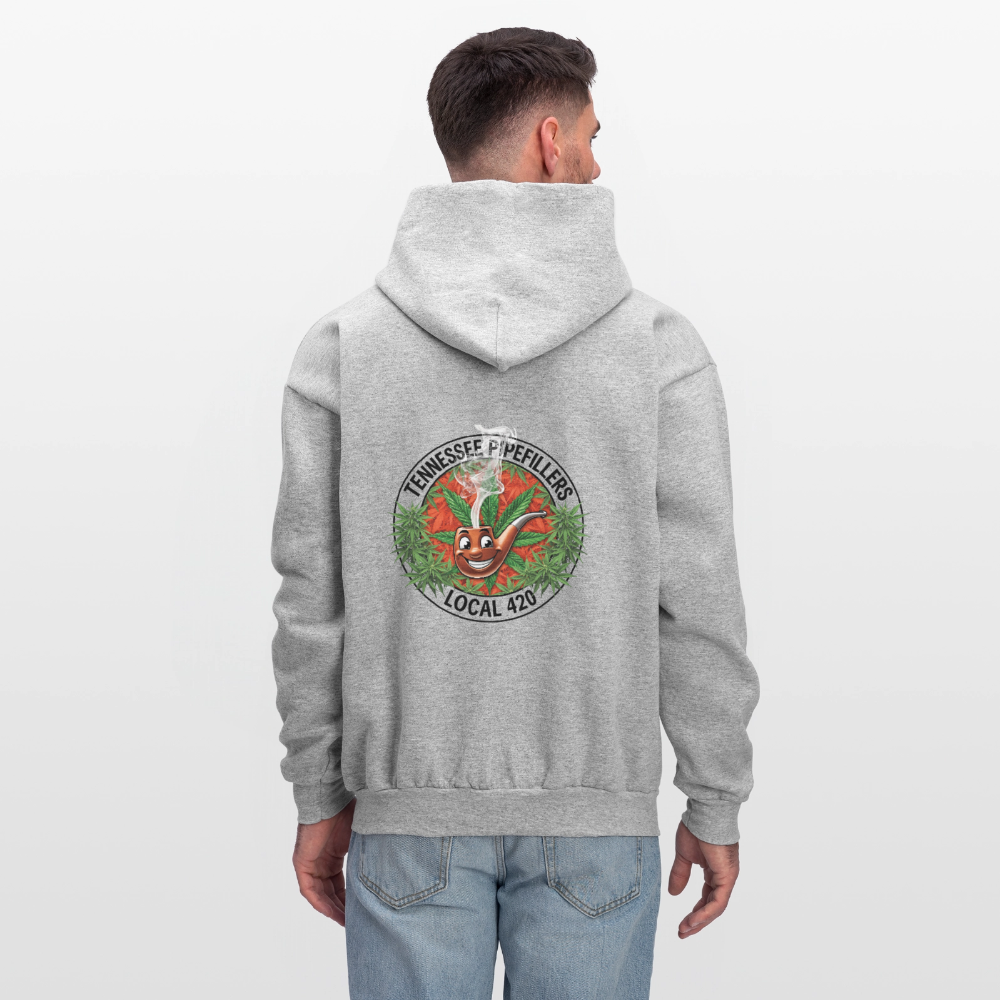 TENNESSEE PIPEFILLERS LOCAL 420 Men's Hoodie - heather gray