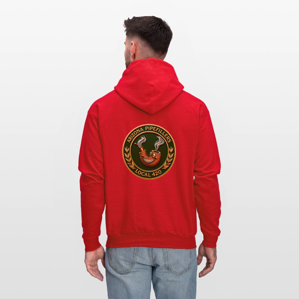 ARIZONIA PIPEFILLERS LOCAL 420 F/B DESIGN Men's Hoodie - red