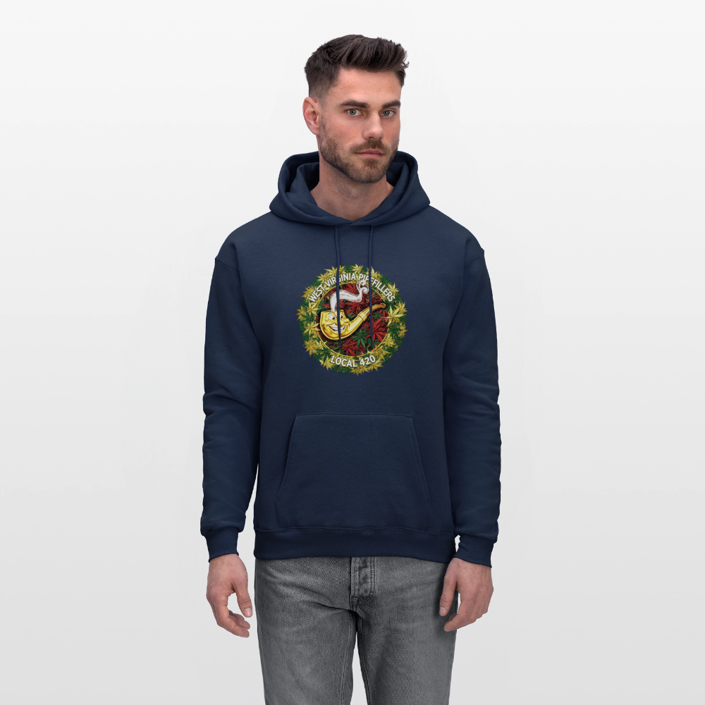 WEST VIRGINIA PIPIEFILLERS LOCAL 420 Men's Hoodie - navy