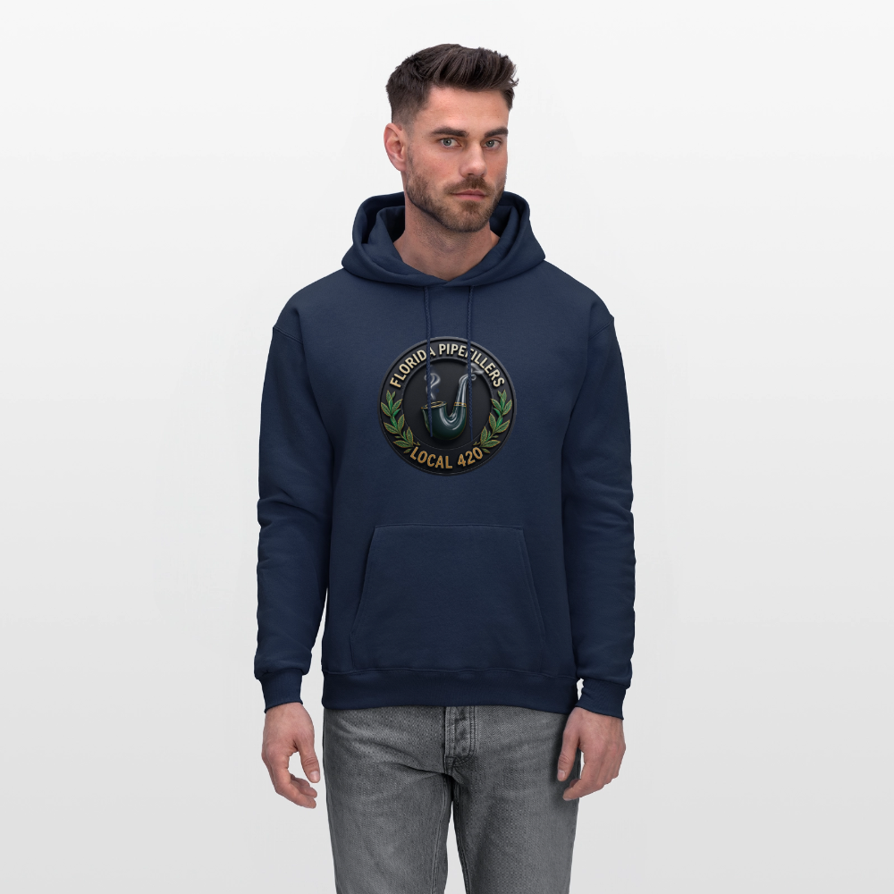 FLORIDA PIPEFILLERS LOCAL 420 F/B DESIGN Men's Hoodie - navy