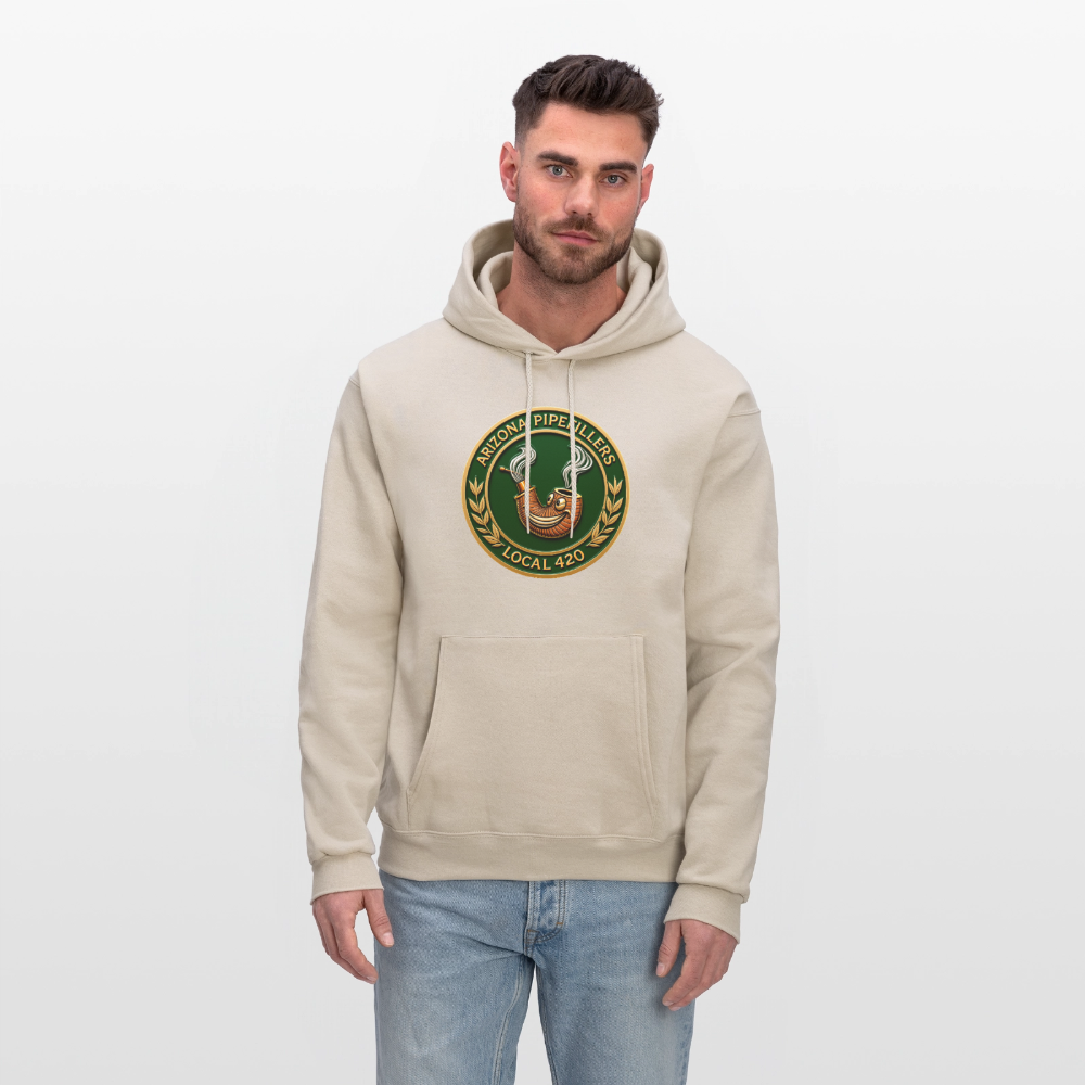 ARIZONIA PIPEFILLERS LOCAL 420 F/B DESIGN Men's Hoodie - Sand