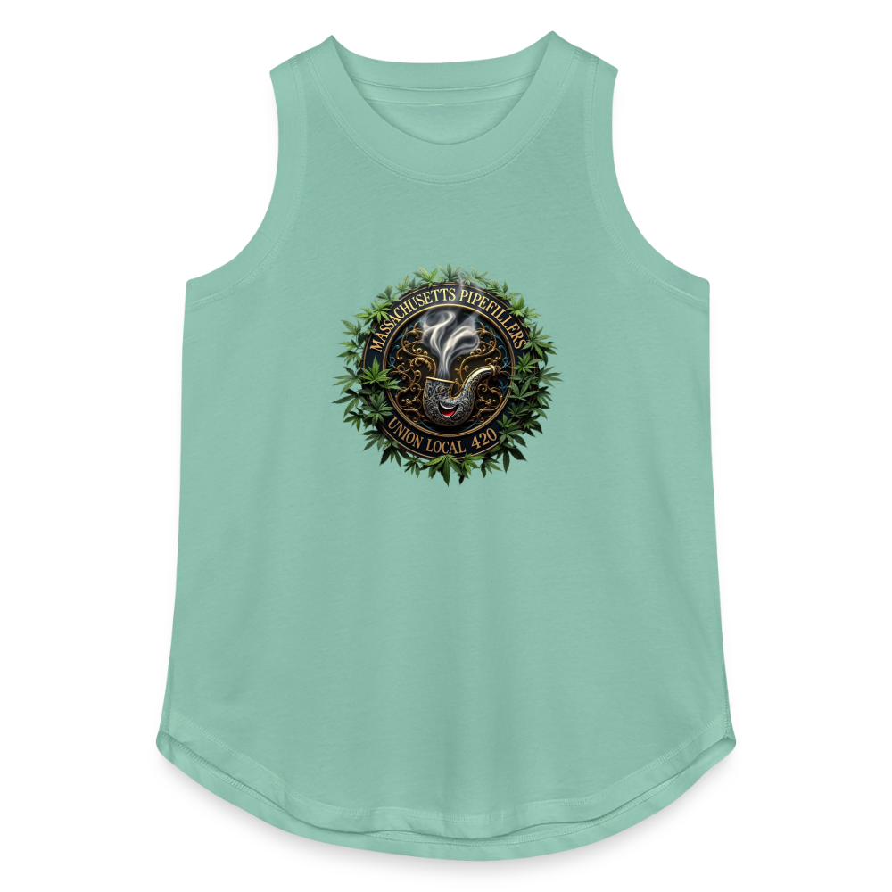 MASSACHUSETTS PIPEFILLERS LOCAL 420 Women's Relaxed Tank Top - saltwater