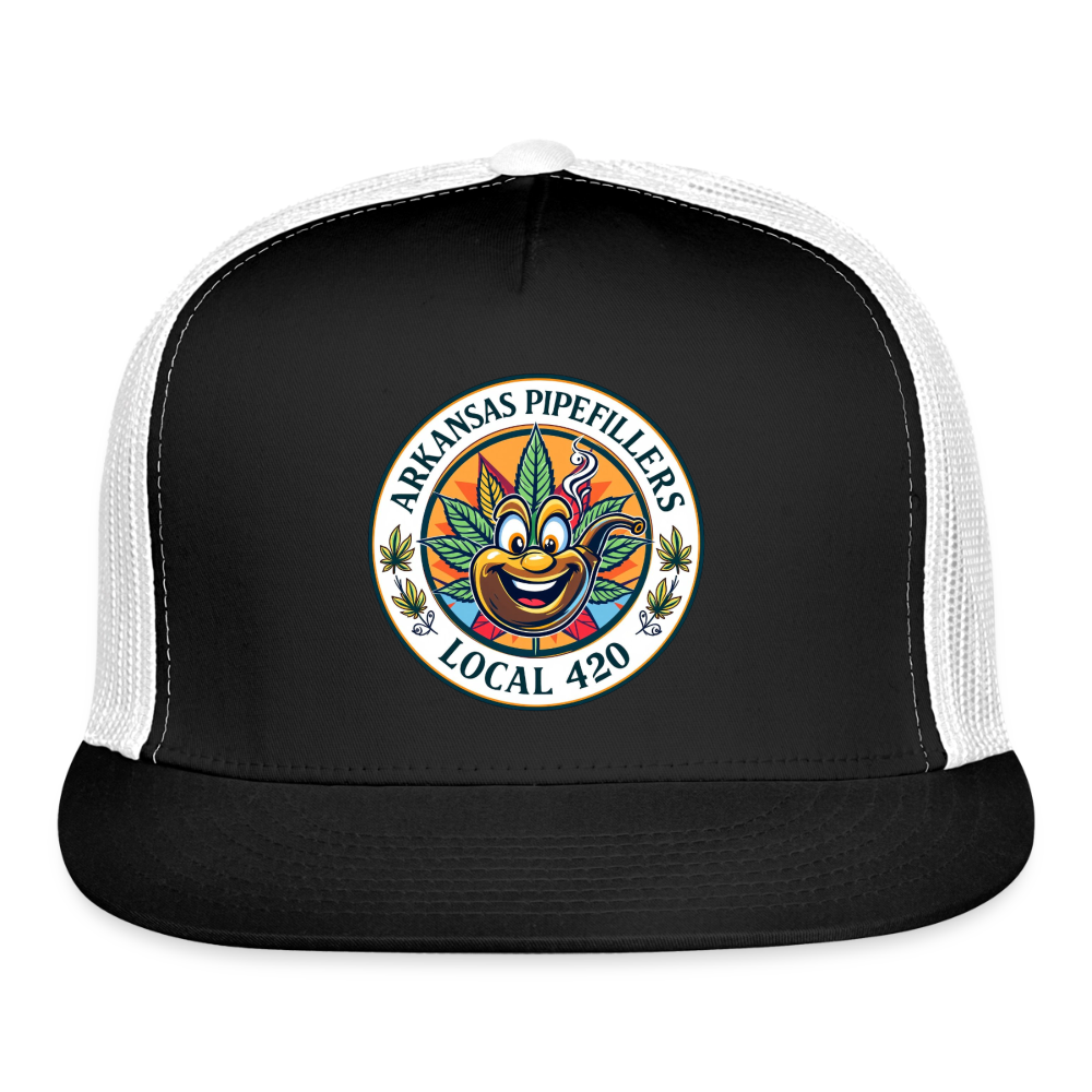 ARKANSAS PIPEFILLERS LOCAL 420 Trucker Hat - black/white