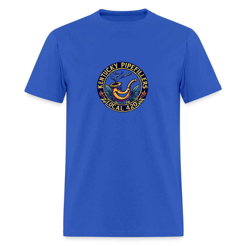 KENTUCKY  PIPEFILLERS LOCAL 420 Men's T-Shirt - royal blue