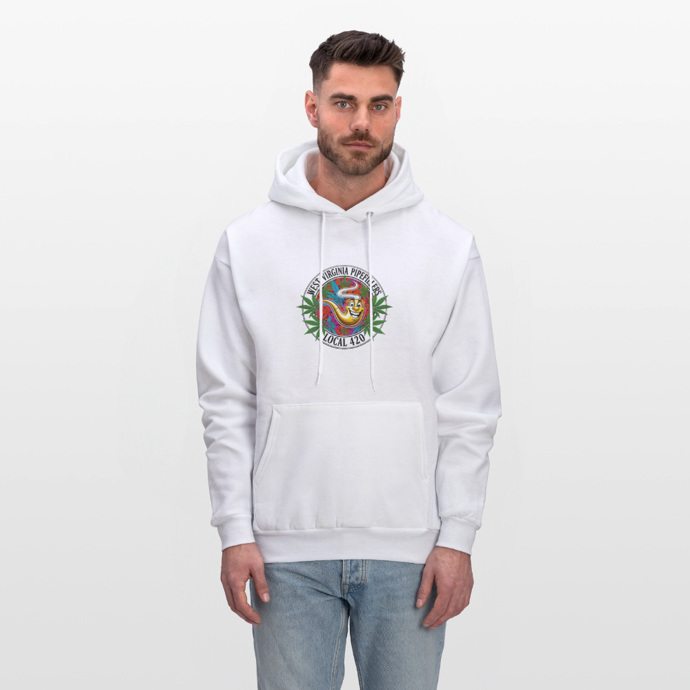 WEST VIRGINIA  PIPEFILLERS LOCAL 420 Men's Hoodie - white