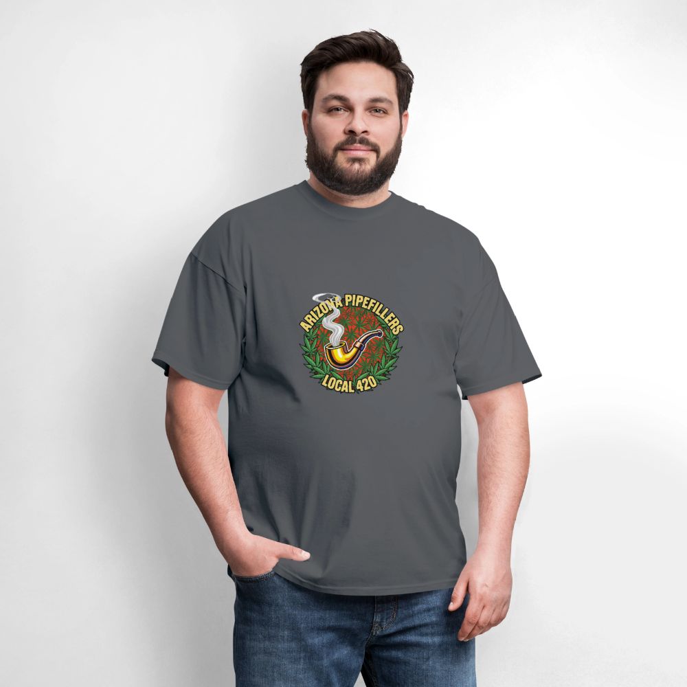 ARIZONA PIPEFILLERS LOCAL 420 MEN'S T-Shirt - charcoal