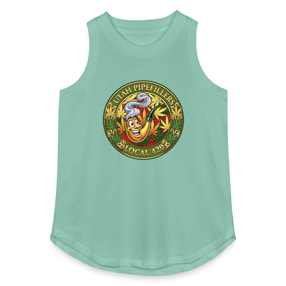 UTAH PIPEFILLERS LOCAL 420 Women's Relaxed Tank Top - saltwater
