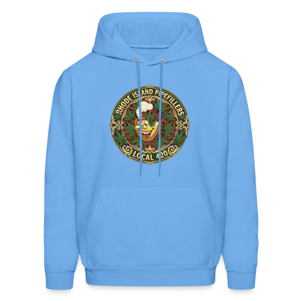 TEXAS PIPEFILLERS LOCAL 420 Men's Hoodie - carolina blue