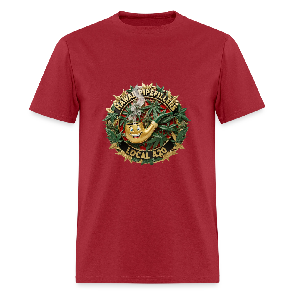HAWAII PIPEFILLERS LOCAL 420 Men's T-Shirt - true red