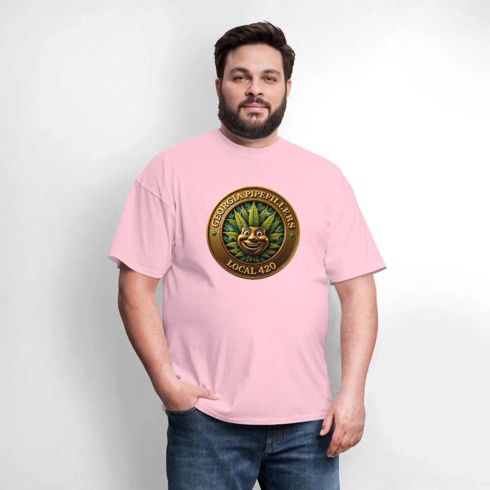 GEORGIA PIPEFILLERS LOCAL 420 Men's T-Shirt - pink