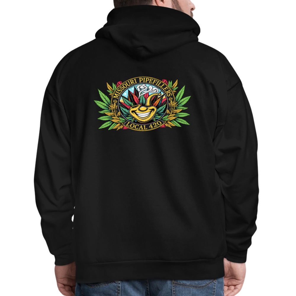 MISSOURI PIPEFILLERS LOCAL 420  F/B DESIGNS Men's Hoodie - black