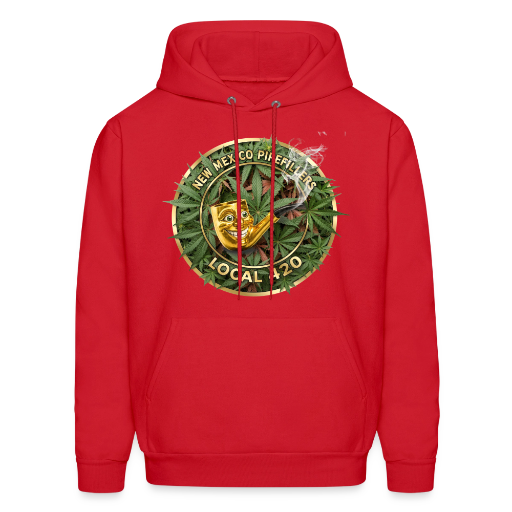 NEW MEXICO PIPEFILLERS LOCAL 420 Men's Hoodie - red