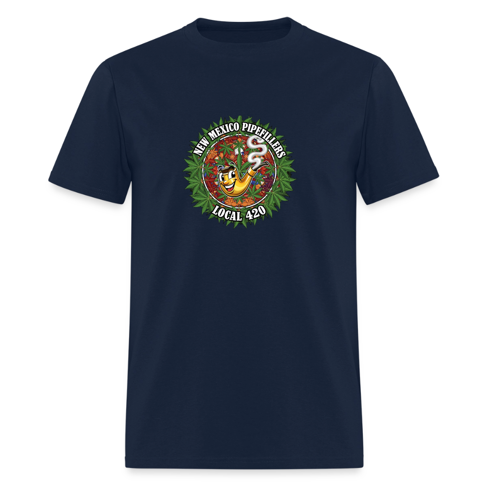 NEW MEXICO PIPEFILLERS LOCAL 420 MEN'S T-Shirt - navy