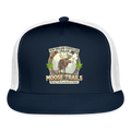 NEW ENGLAND PIPEFILLERS LOCAL 420 "MOOSE TRAILS" Snapback Trucker Hat - navy/white