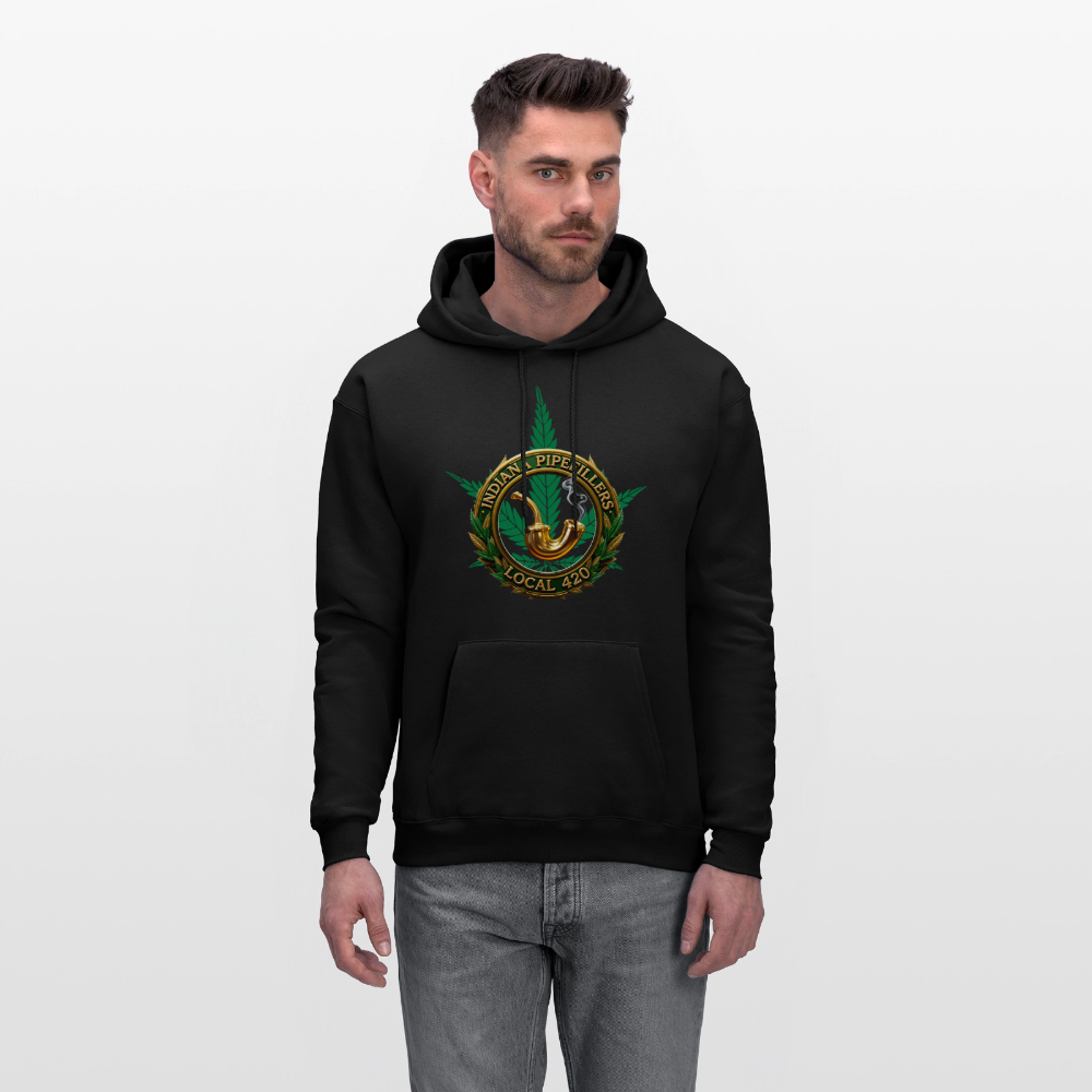 INDIANA PIPEFILLERS LOCAL 420 Men's Hoodie - black