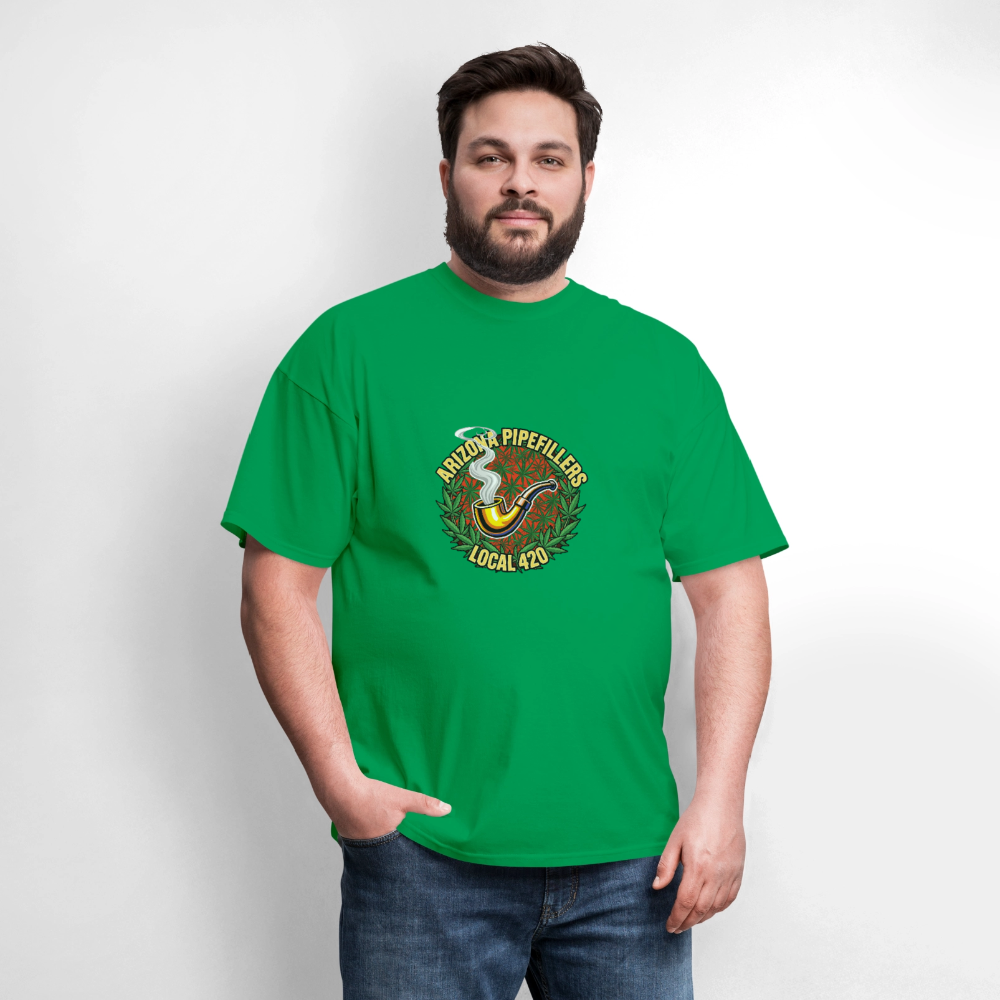 ARIZONA PIPEFILLERS LOCAL 420 MEN'S T-Shirt - bright green