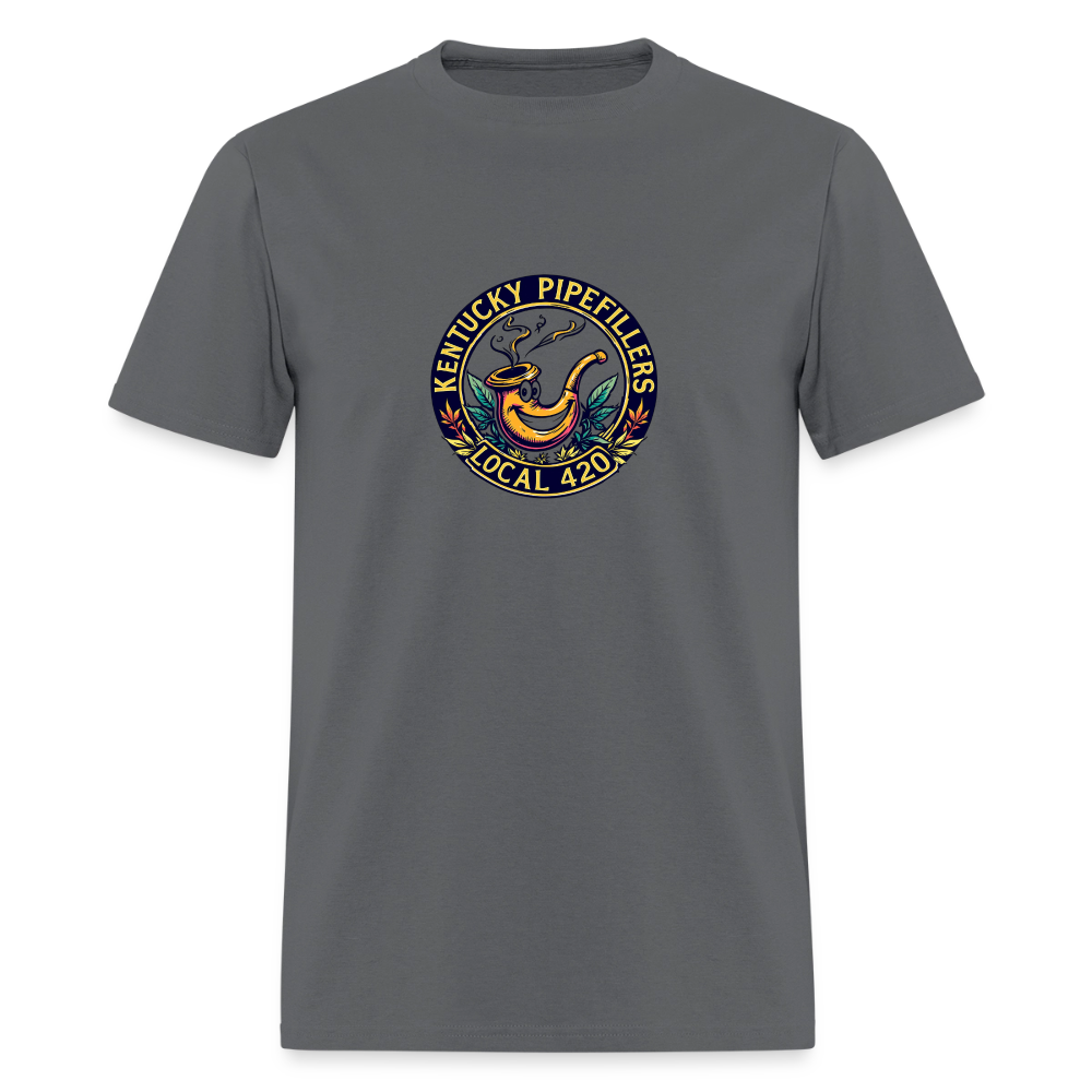 KENTUCKY PIPEFILLERS LOCAL 420 Men's T-Shirt - charcoal