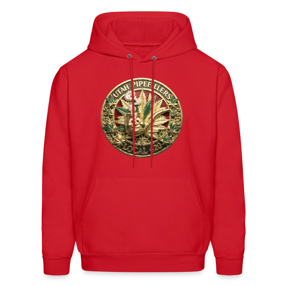 UTAH PIPEFILLERS LOCAL 420 Men's  Hoodie - red