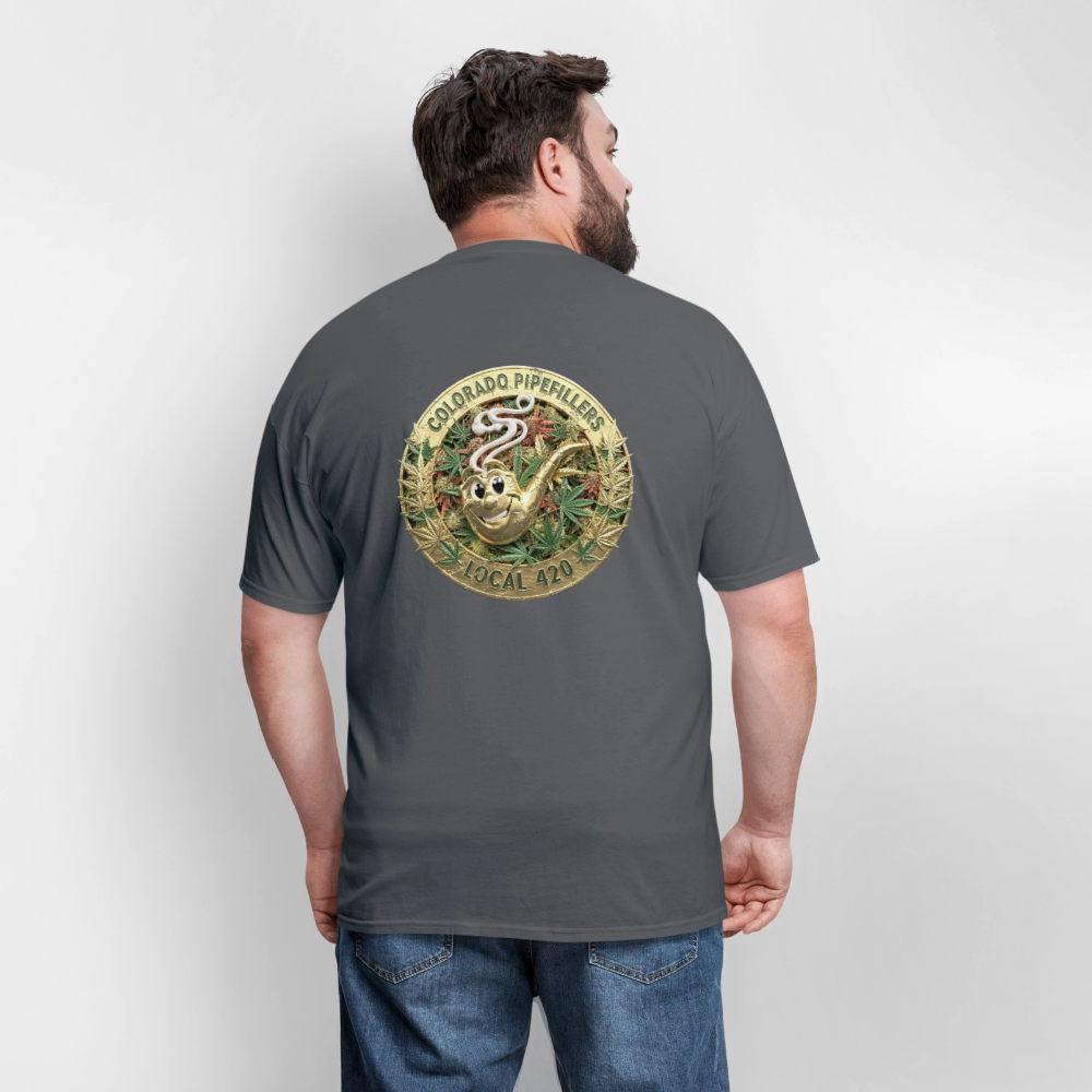 COLORADO PIPEFILLERS LOCAL 420 Men's T-Shirt - charcoal