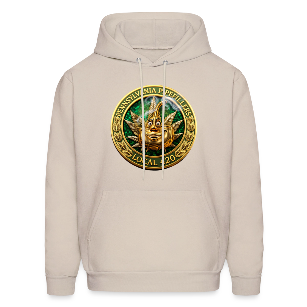 PENNSYLVANIA  PIPEFILLERS LOCAL 420 Men's Hoodie - Sand