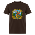 HERBIE HERBIVOR"BRO" US PIPEFILLERS LOCAL 420 Soft Cotton Tee - brown
