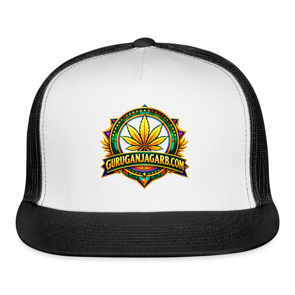 GGGGTM TRUCKER CAP - white/black