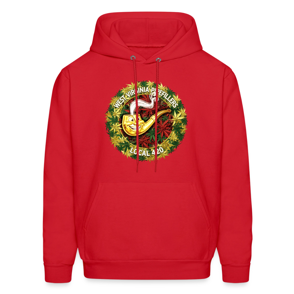 WEST VIRGINIA PIPIEFILLERS LOCAL 420 Men's Hoodie - red