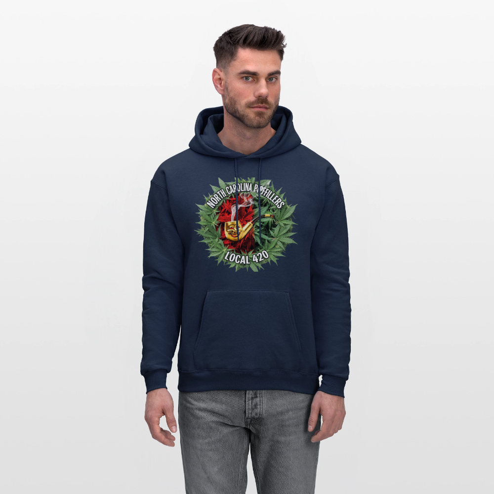 NORTH CAROLINA  PIPEFILLERS LOCAL 420 Men's Hoodie - navy