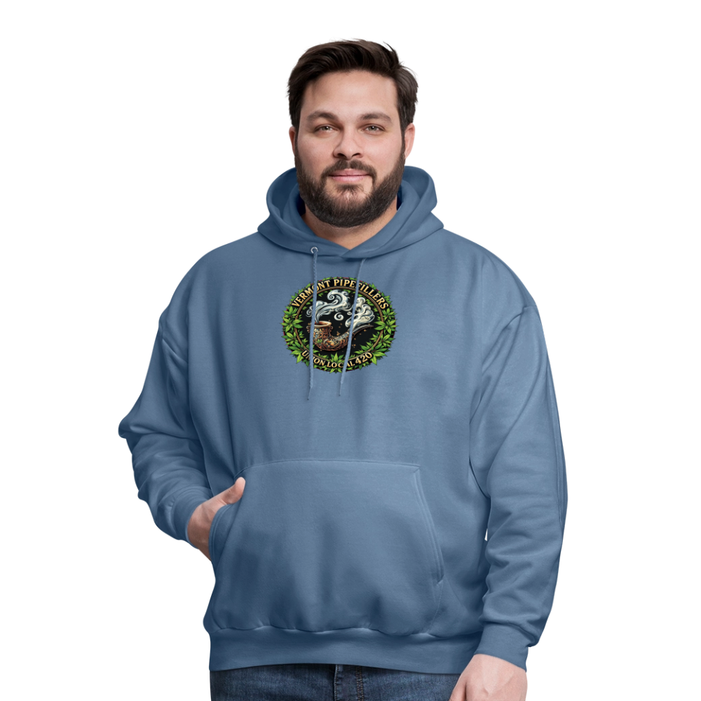 VERMONT PIPEFILLERS LOCAL 420 Men's Hoodie - denim blue