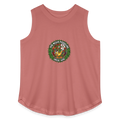 NEW MEXICO PIPEFILLERS LOCAL 420 Women's Curvy Relaxed Tank Top - mauve