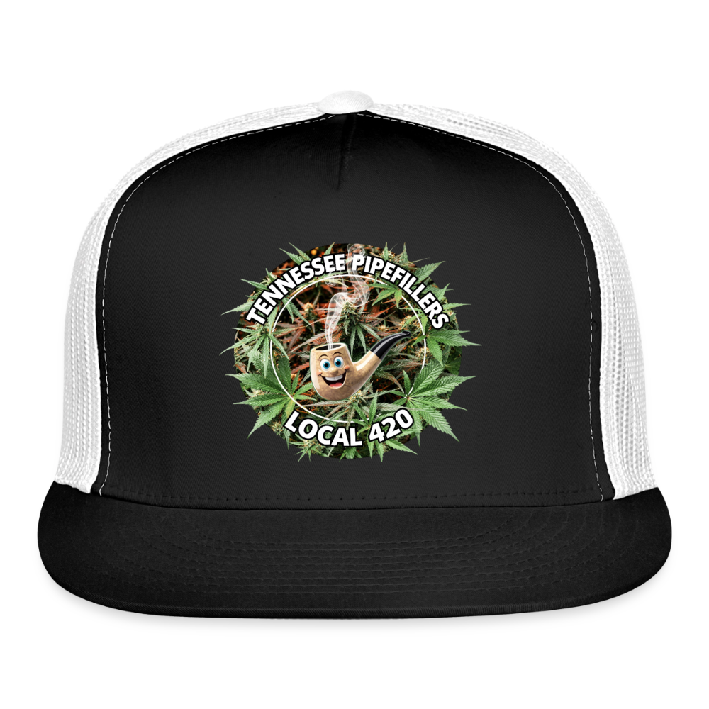 TENNESSEE PIPEFILLERS LOCAL 420 Trucker Hat - black/white