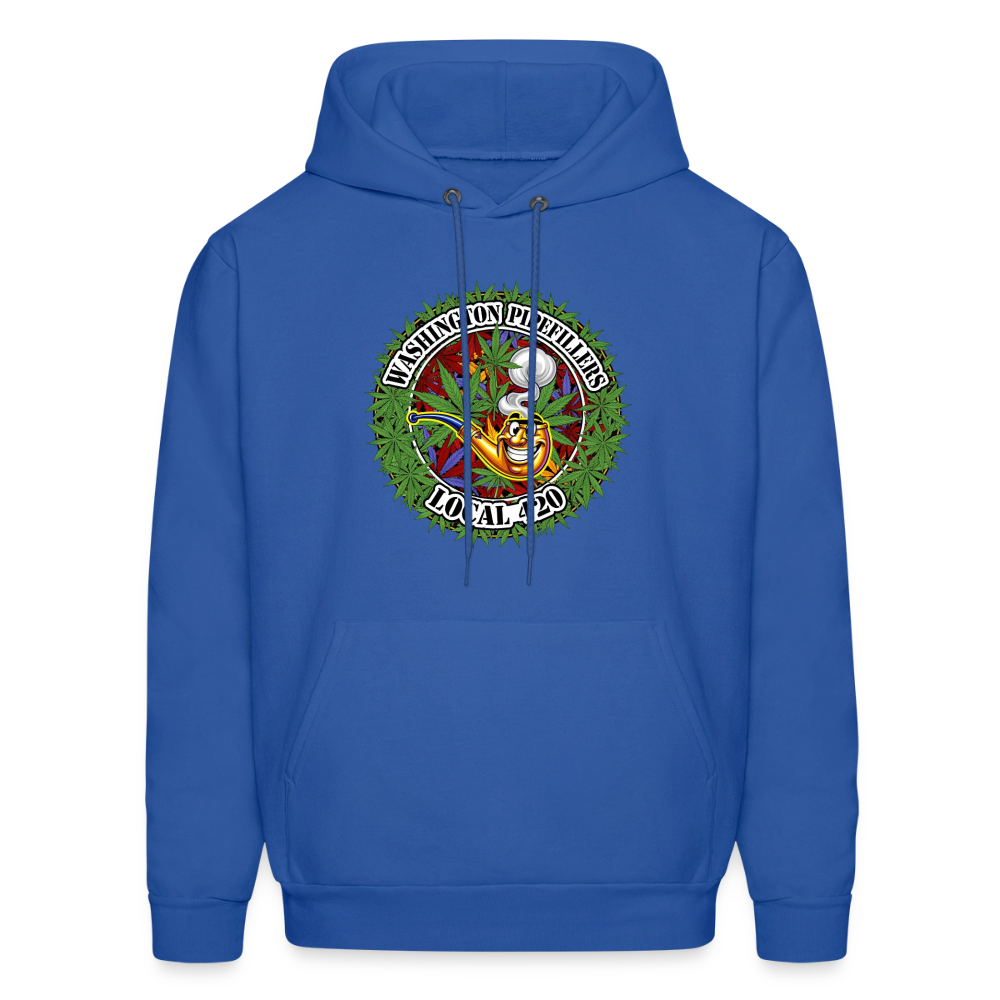 WASHINGTON PIPEFILLERS LOCAL 420 Men's Hoodie - royal blue