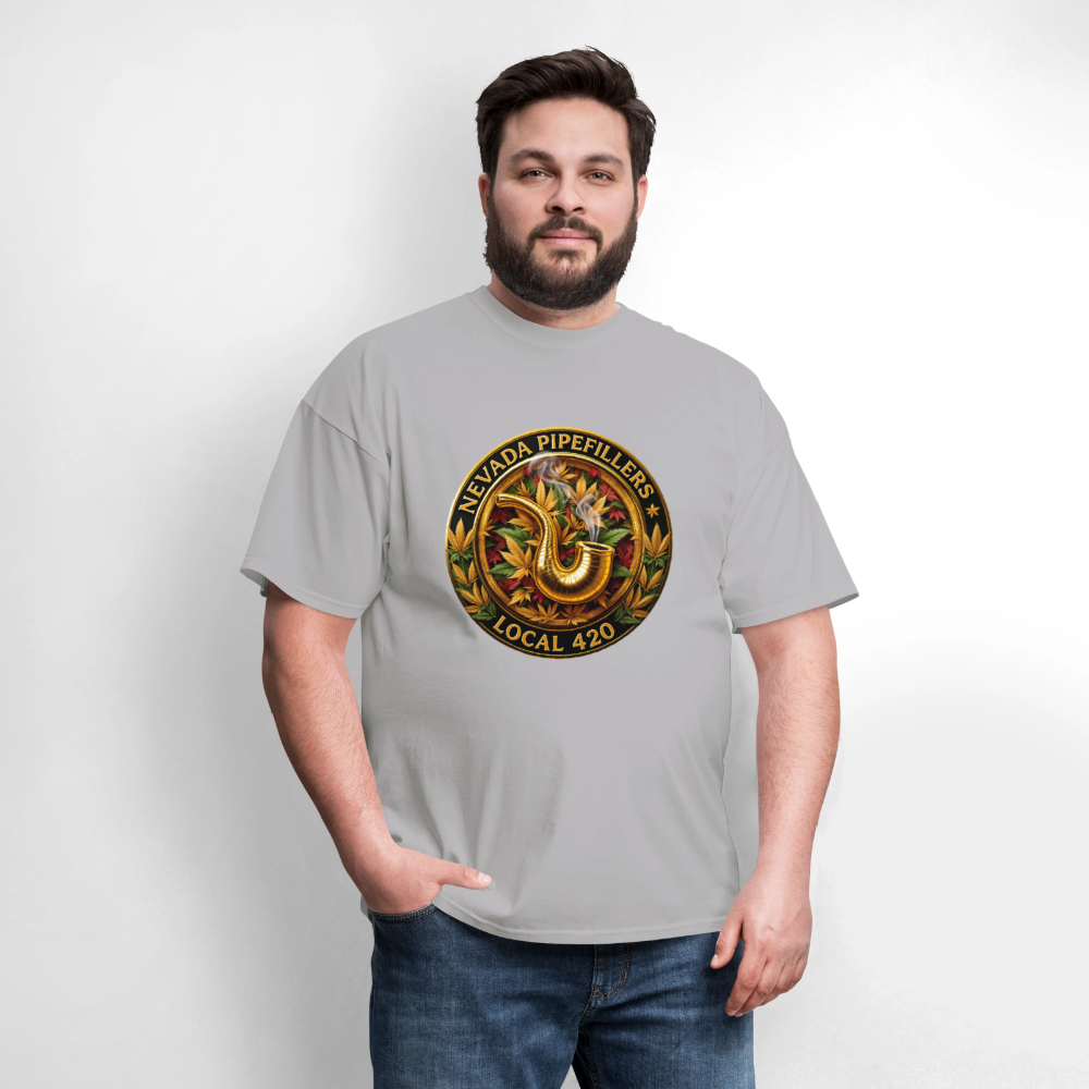 NEVADA PIPEFILLERS LOCAL 420  Men's T-Shirt - rock
