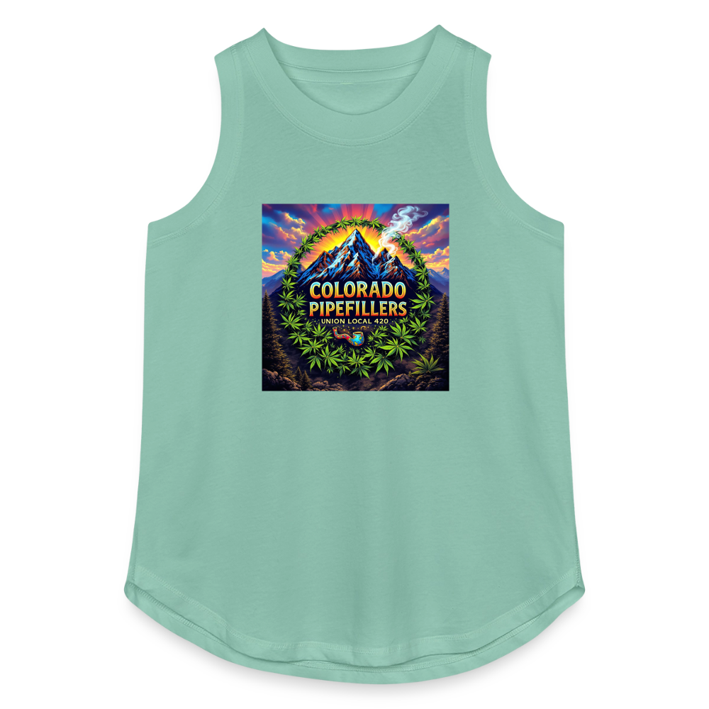COLARADO PIPEFILLERS LOCAL 420 Women's Relaxed Tank Top - saltwater