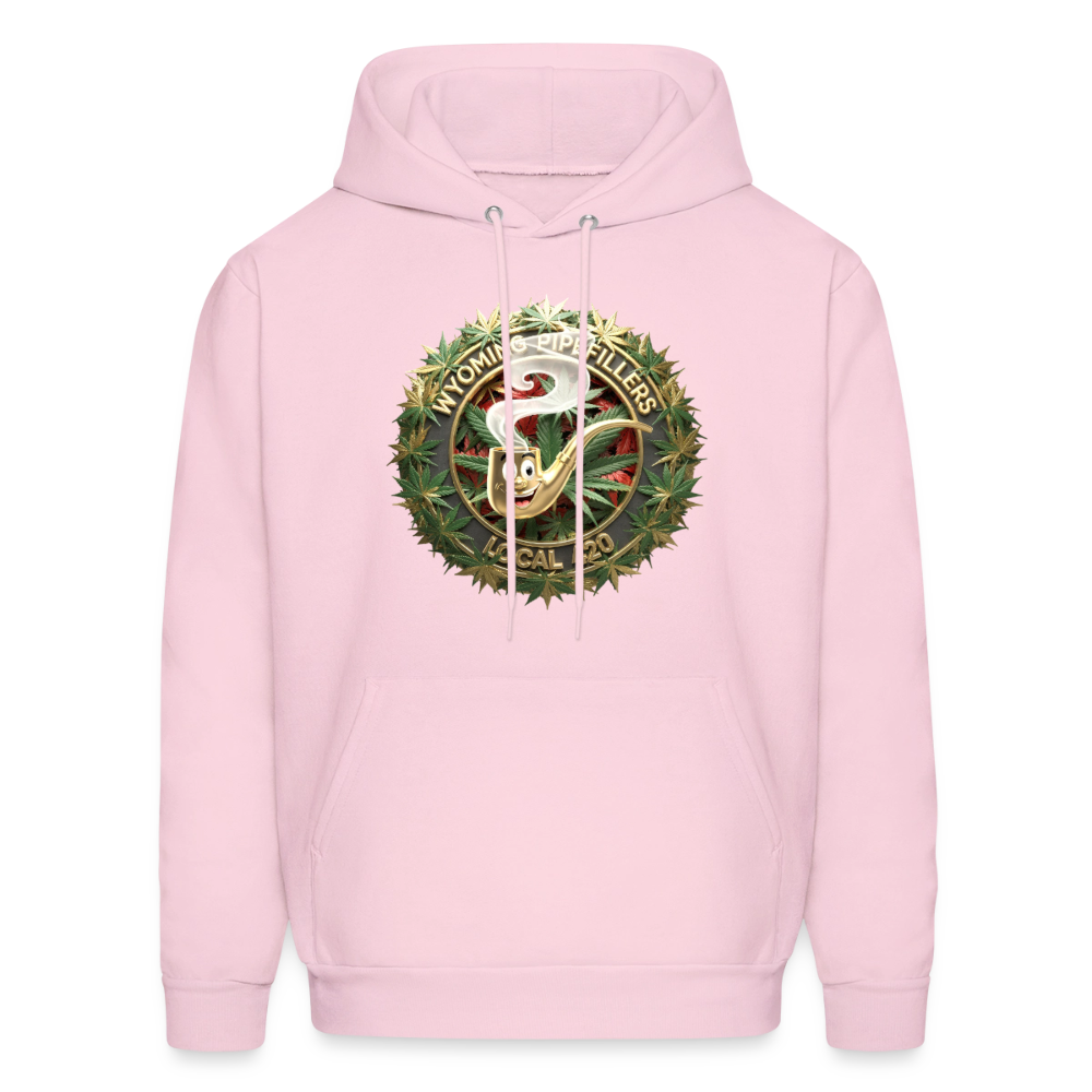 WYOMING PIPEFILLERS LOCAL 420 Men's Hoodie - pale pink
